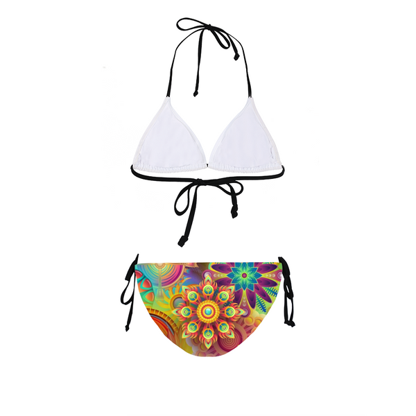 Flower Trip Pattern Bikini