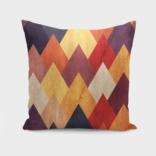 Eccentric Mountains Pillow Case