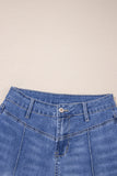 Center Seam Detail High Rise Jeans