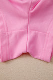 *Pre-Order* Color Block Drop Shoulder T-Shirt and Skort Set- 5 Colors