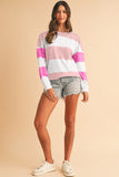Color Block Long Sleeve Top- 3 Colors