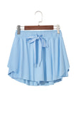 Ribbon Drawstring High-Waist Lined Tennis Skort- 6 Colors