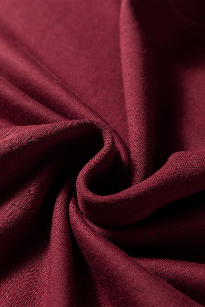 Navy Blue Preppy Striped Sleeve Loose Sweatshirt