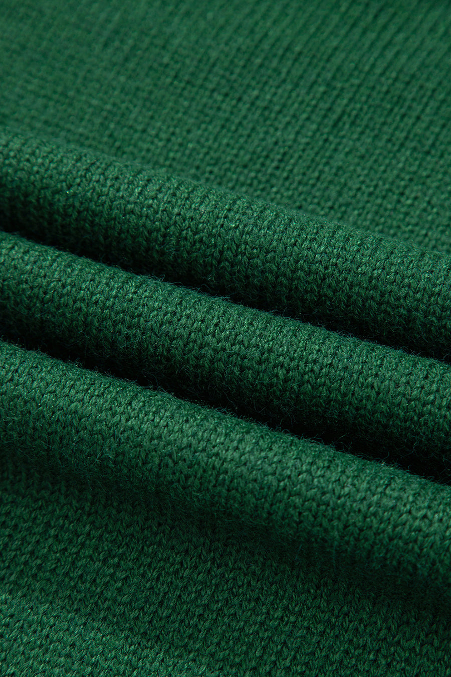 Evergreen Exposed Seam Raglan Sleeve Crew Neck Sweater