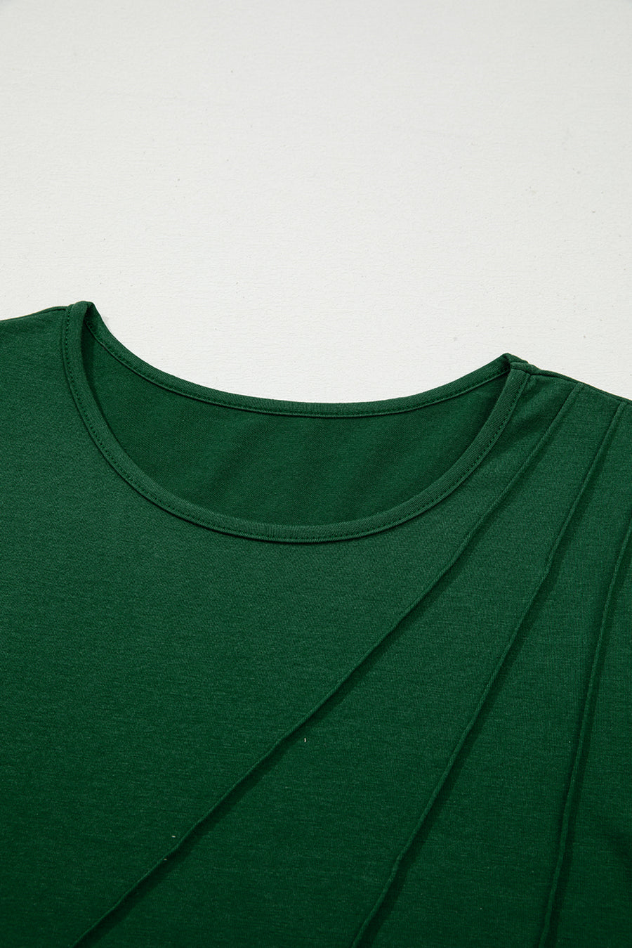 Asymmetric Seam Long Sleeve Shirt- 3 Colors