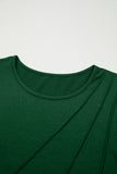 Asymmetric Seam Long Sleeve Shirt- 3 Colors
