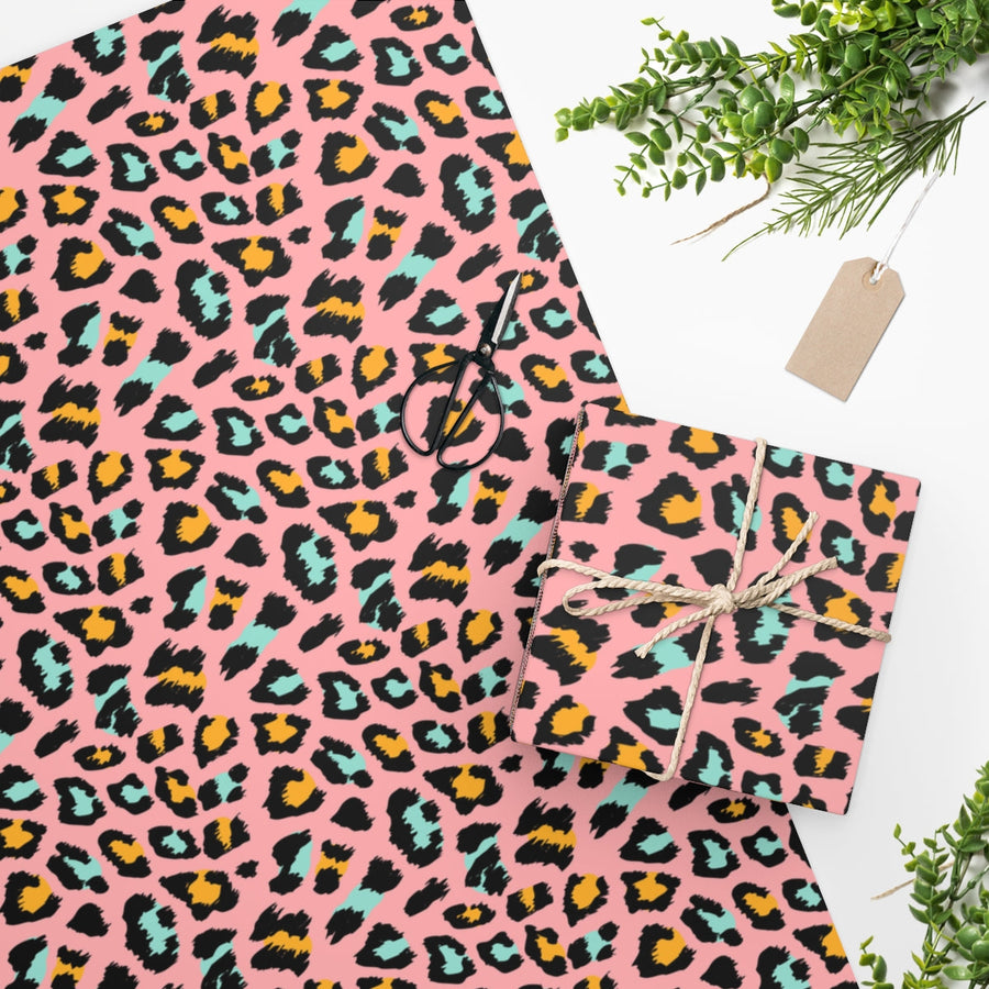 Retro Animal Print Wrapping Paper