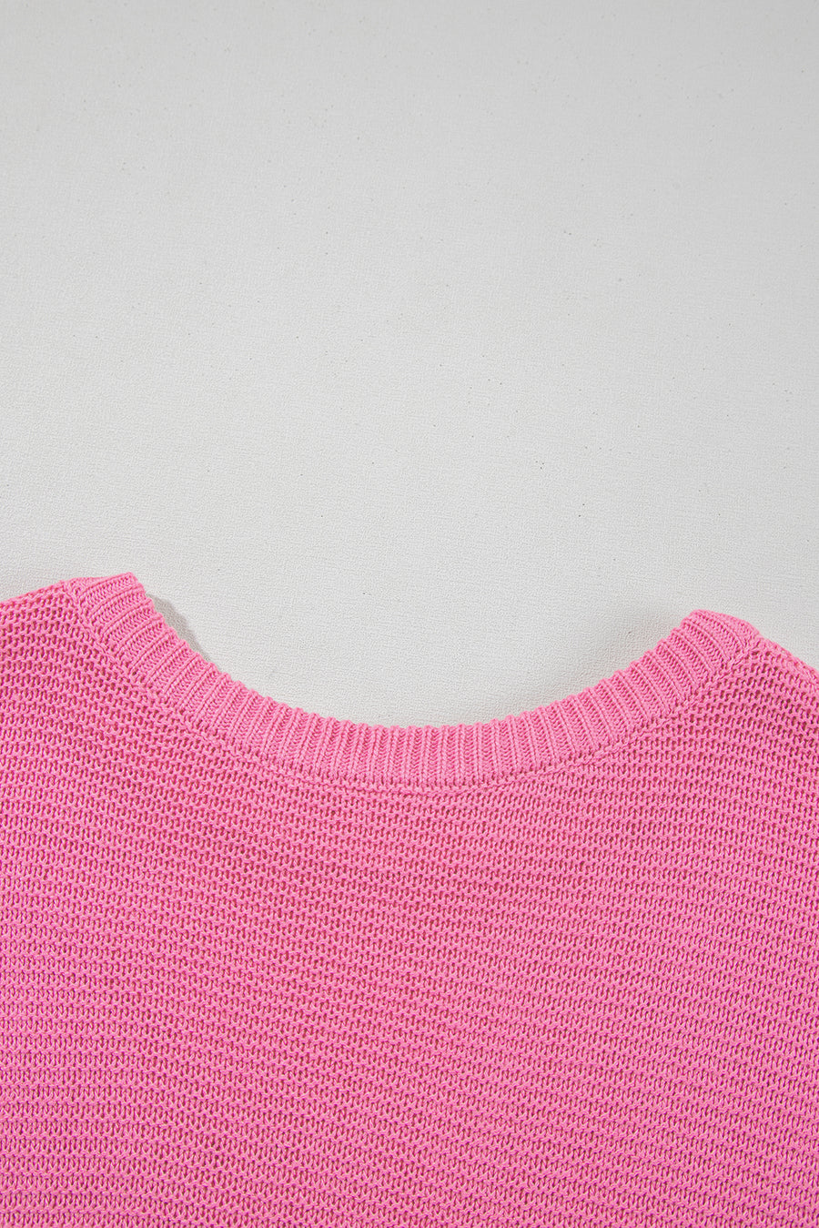 Solid Color Slit Hem Knit Top- 3 Colors