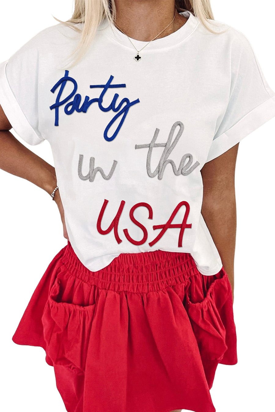 White Party in the USA Graphic T-Shirt