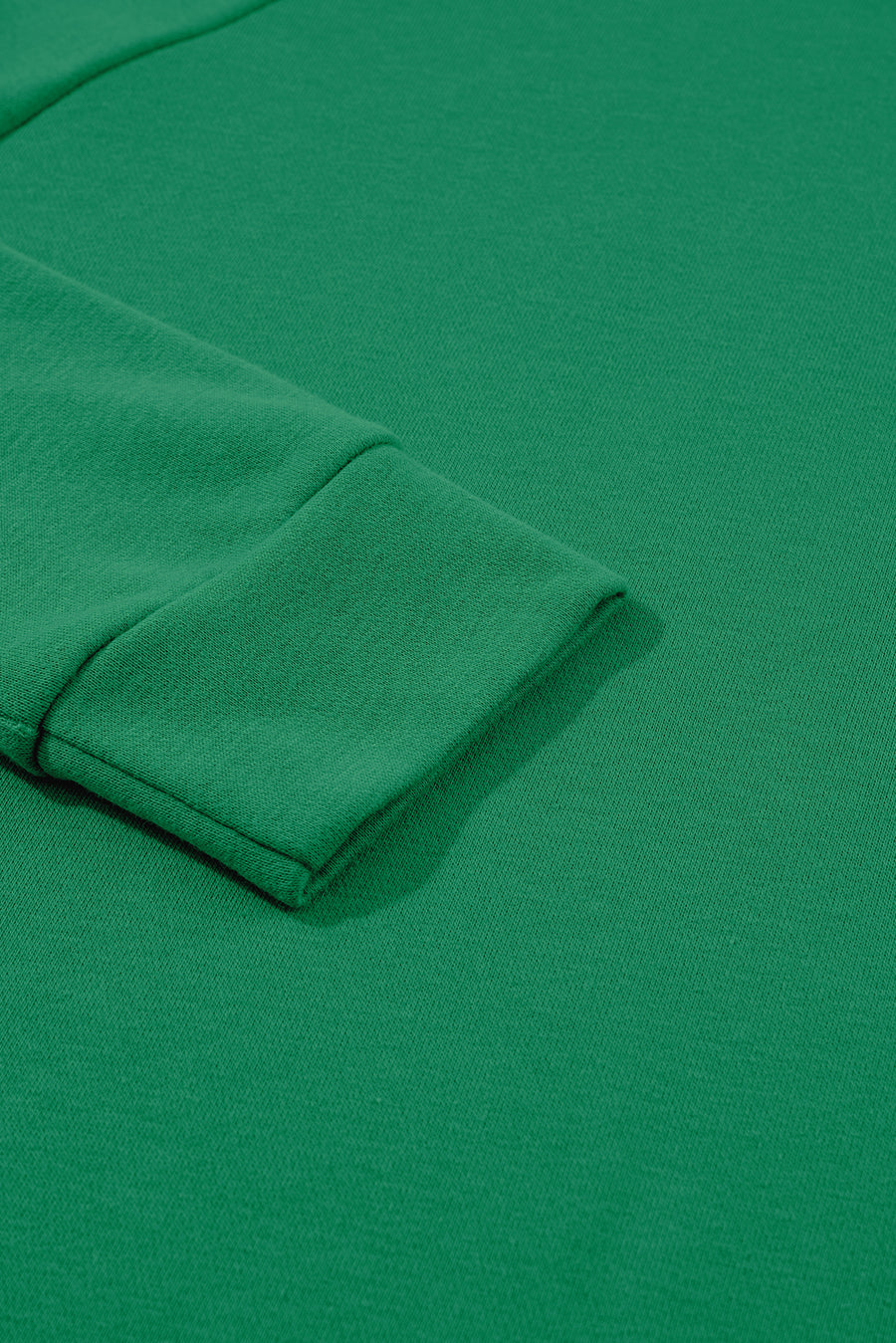 Green Crew Neck Raglan Sleeve Sweatshirt