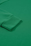 Green Crew Neck Raglan Sleeve Sweatshirt