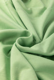 *Pre-Order* Plus Size Meadow Mist Green V-Neck Loose Fit T-Shirt & Shorts Set