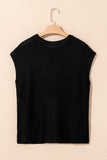 Solid Color Slit Hem Knit Top- 3 Colors