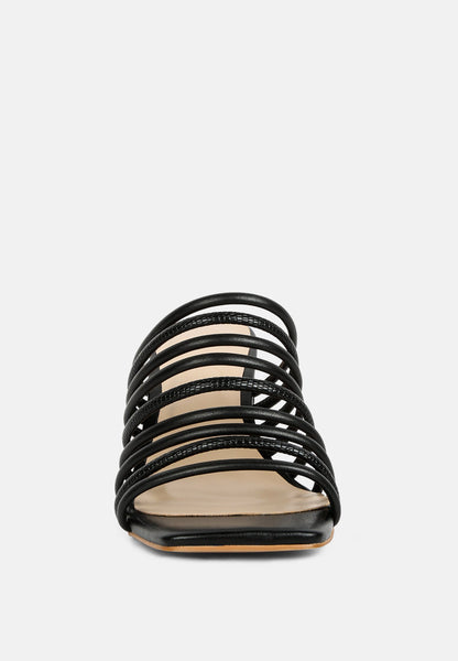 Fairleigh Strappy Slip on Sandals- 3 Colors