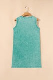 Mineral Wash Tank Mini Dress with Pockets- 3 Colors
