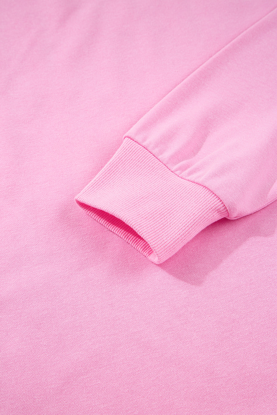 Bow & Sequin XOXO Exposed Seam Slit Hem Baggy Sweatshirt- 3 Colors