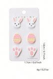 Pink Easter Post Earrings Trio