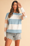 Color Block Long Sleeve Top- 3 Colors