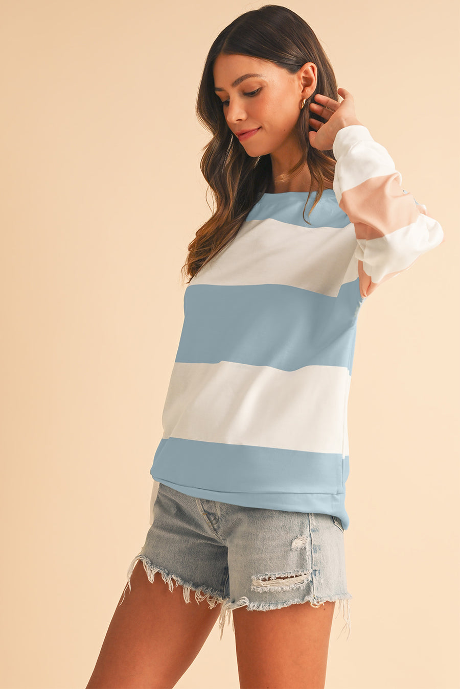 Color Block Long Sleeve Top- 3 Colors