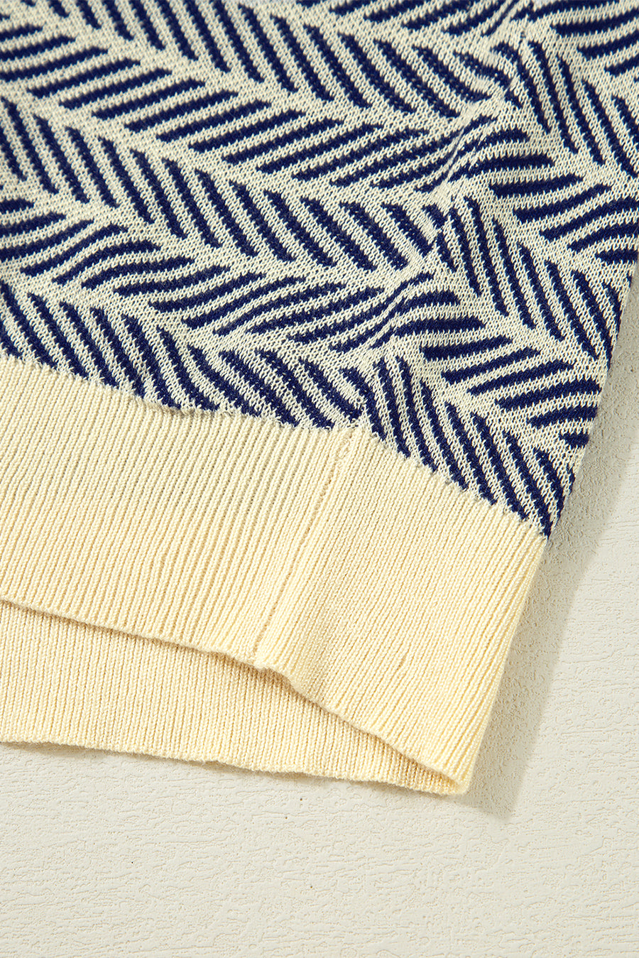 Striped Contrast Trim Sleeveless Collared Sweater- 3 Colors