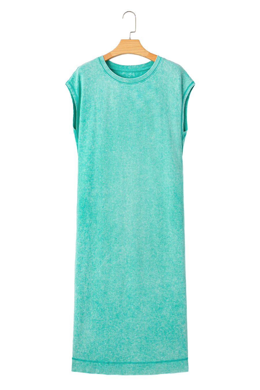 Mineral Wash T-Shirt Dress with Pockets- 3 Colors