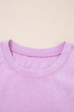 Wisteria Mineral Wash Chest Pocket Tank Top