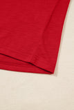 Button-Up V-Neck Long Sleeve Top- 3 Colors