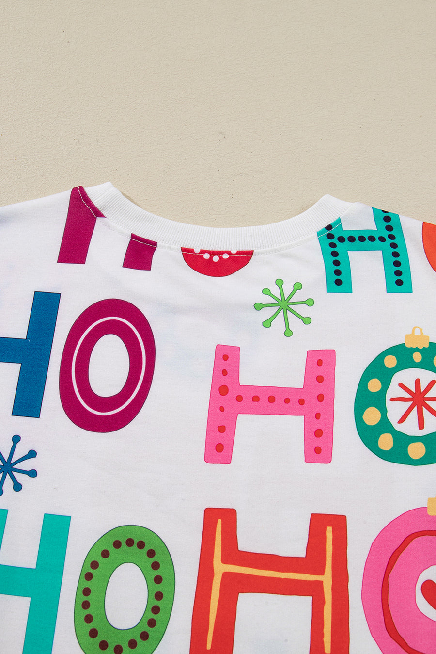 Pink Santa Claus Graphic Christmas Tree Long Sleeve Pajama Set- 2 Colors