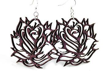 Prickly Rose Earrings # 1006