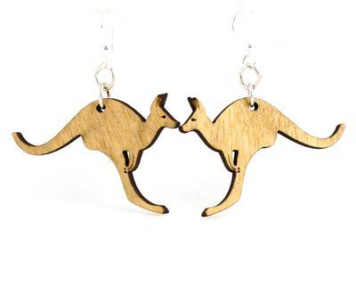 Kangaroo Earrings # 1011