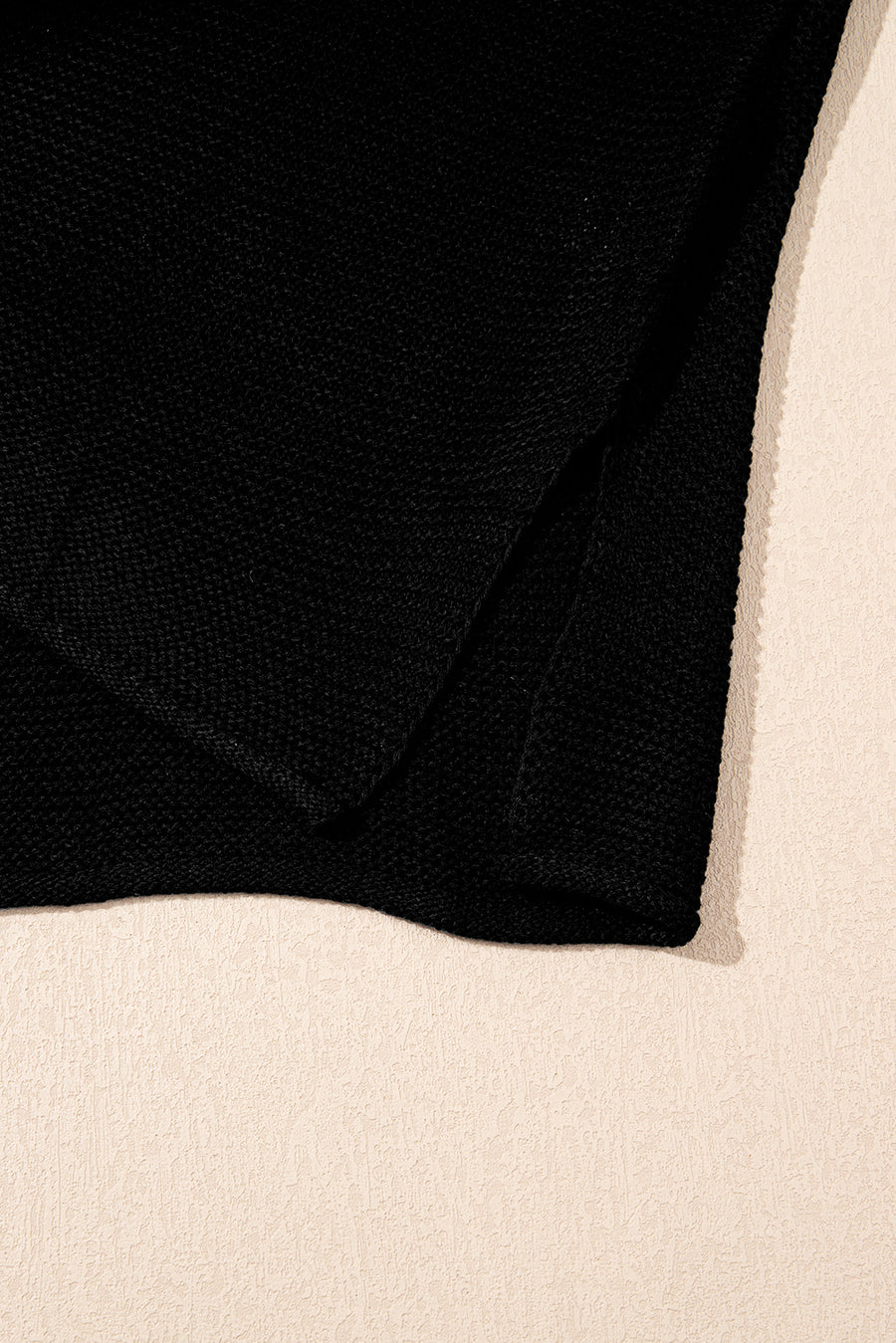 Solid Color Slit Hem Knit Top- 3 Colors