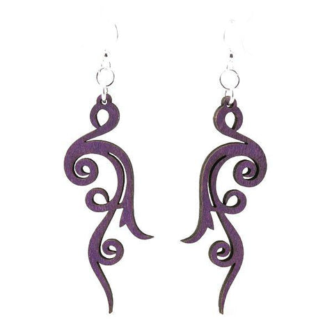 Small Scroll Earrings # 1027