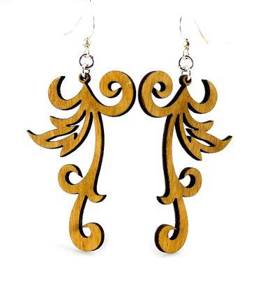 Swishy Scroll Earrings # 1065