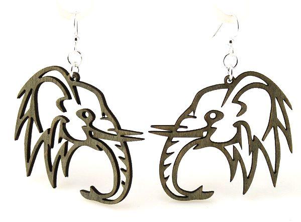 Elephant Profile Earrings # 1068