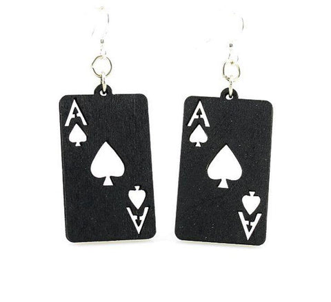 Ace of Spade Earrings # 1084