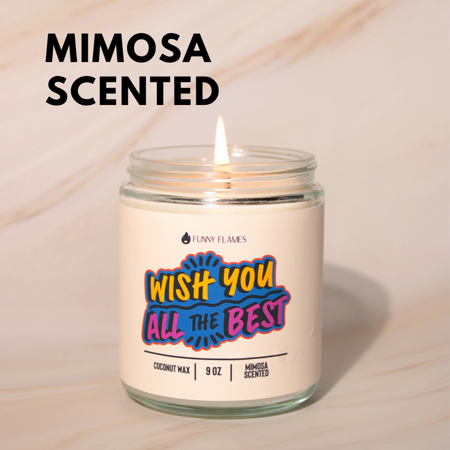 Wish You All The Best Candle