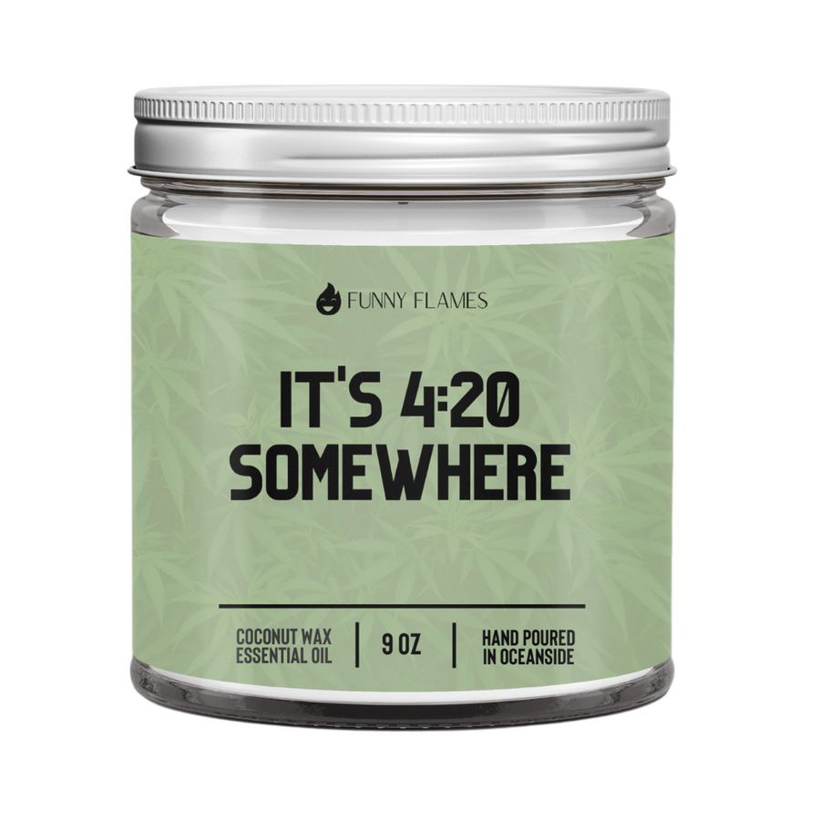 It's 420 Somewhere Candle