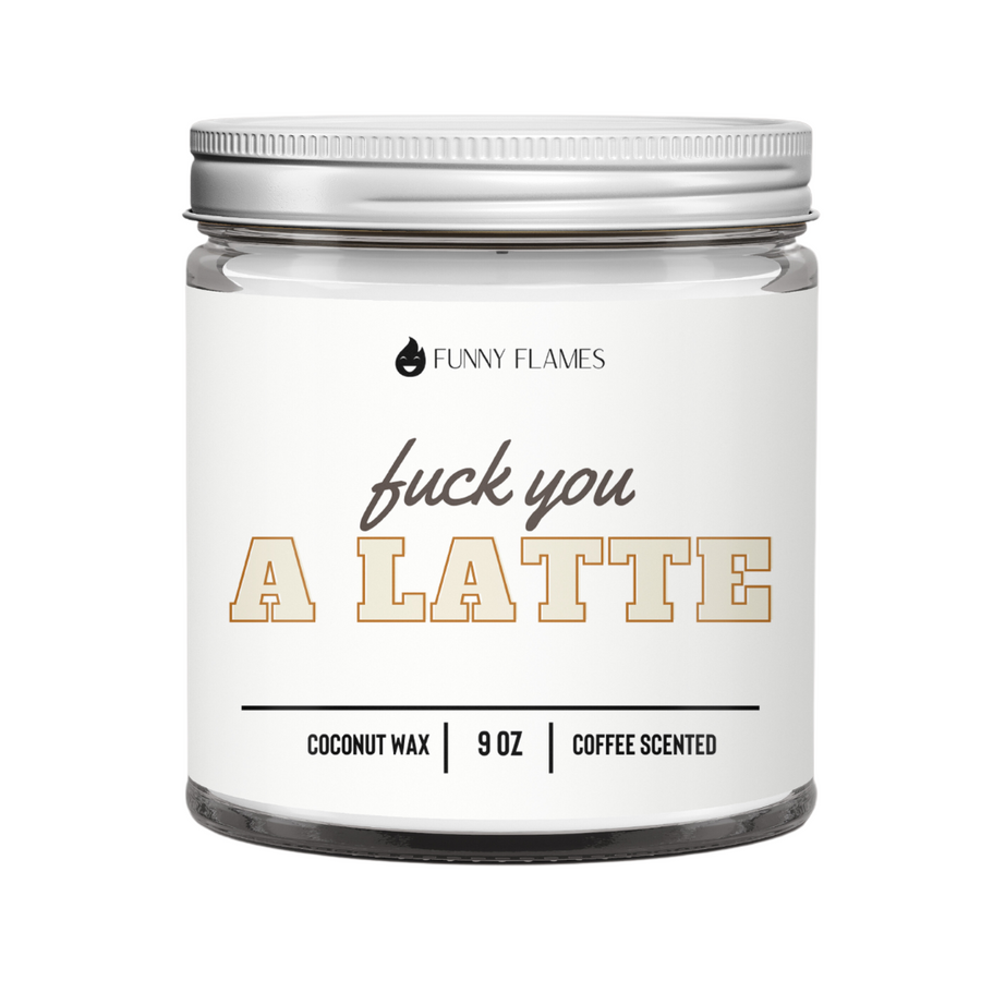 Fuck You A Latte Candle