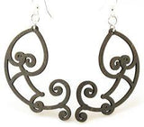 Fish Scroll Earrings # 1111