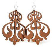 Rorschach Ink Design Earrings # 1118