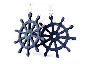 Ship Wheel Earrings # 1119