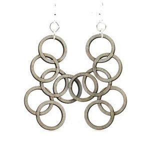 Interlocking Circle Earrings # 1123