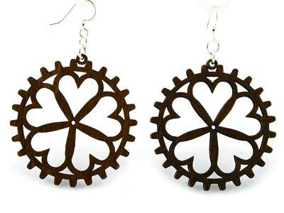 Heart Gear Earrings # 1160