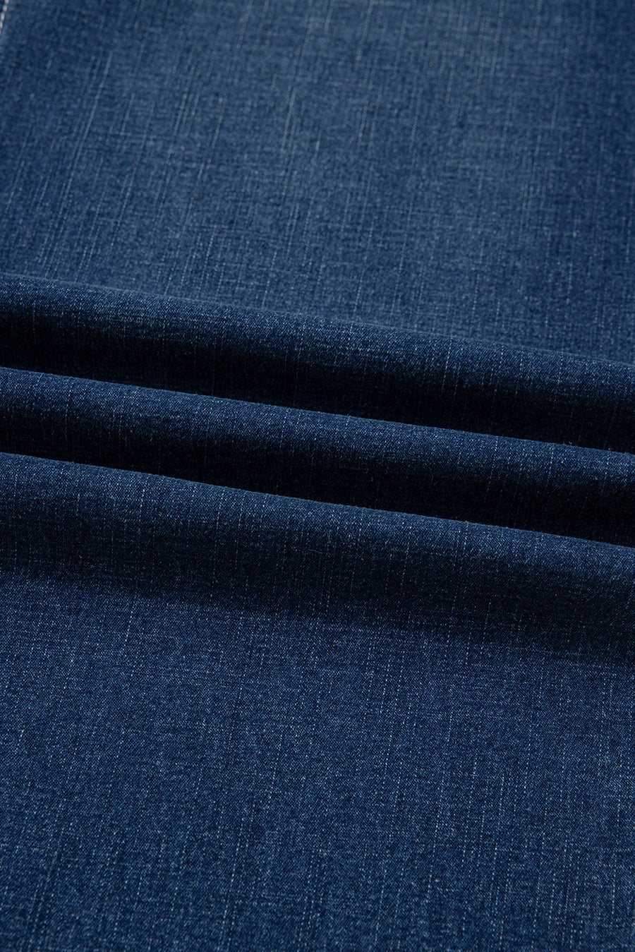 Sail Blue Stitched Waist Detail Cuffed Jeans