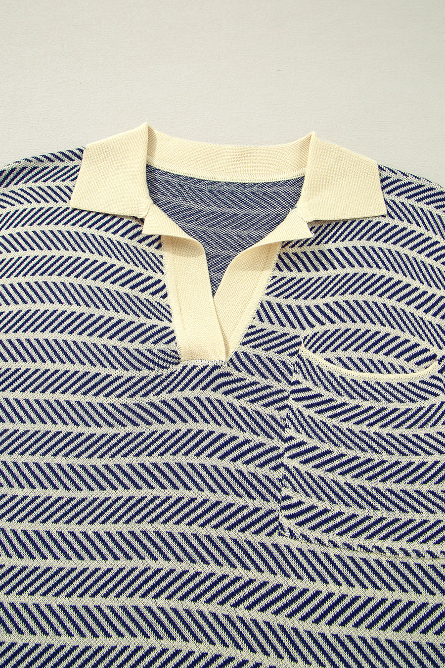 Striped Contrast Trim Sleeveless Collared Sweater- 3 Colors