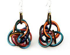 Interlocking Ring Earrings # 1215