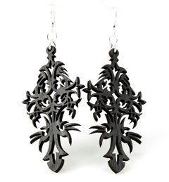 Detailed Cross Earrings # 1225