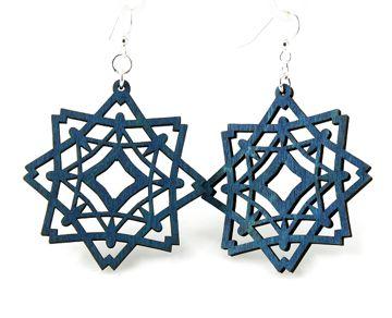 Diamond Snowflake Earrings # 1233