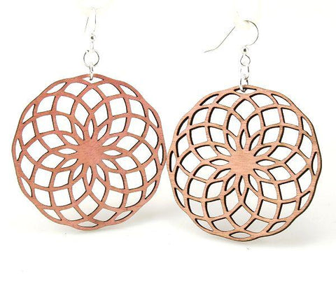 Circumscribe Circle Earrings # 1236