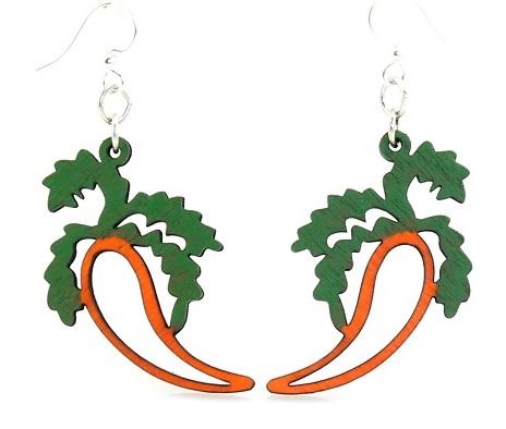 Carrot Earrings # 1252
